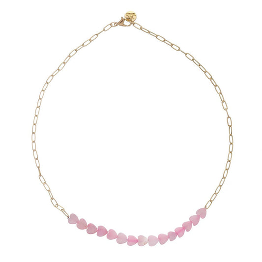 Girls Heart Shell Necklace