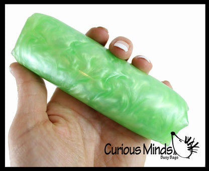 Squishy Pearl Water Filled Tube Toy