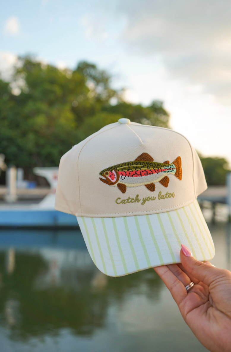 Catch You Later Embroidered Hat