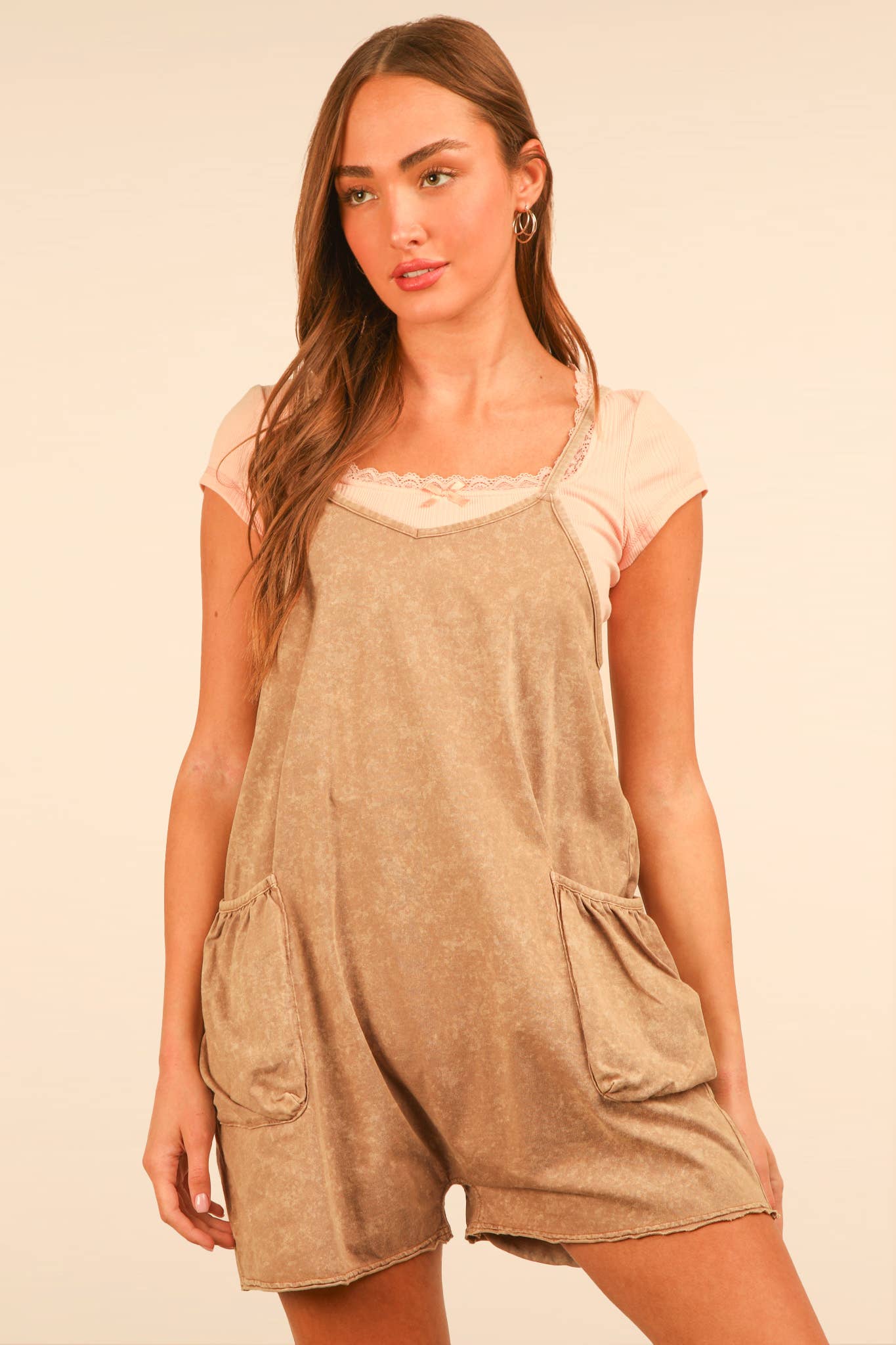 Okaloosa Racerback Pocket Romper