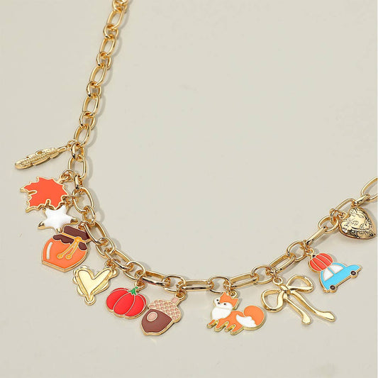 Meadow Fall Charm Necklace