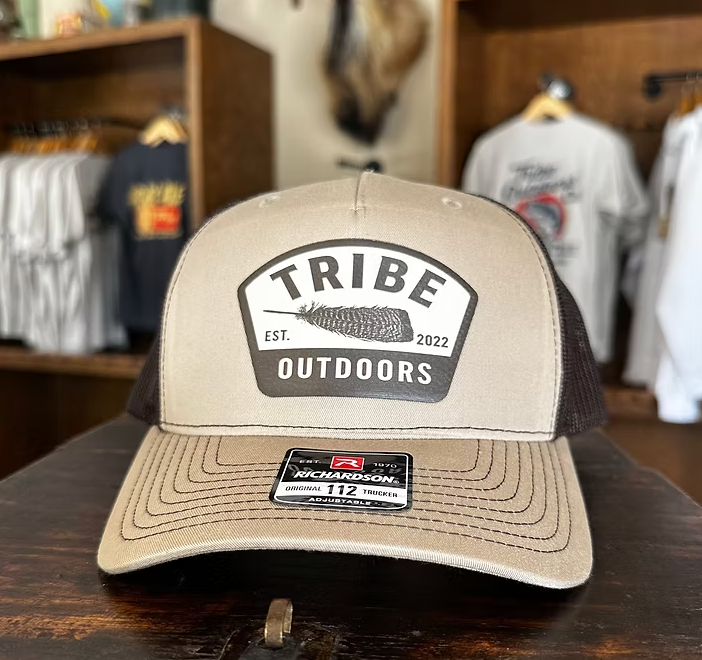 Mens Tribe Outdoors Turkey Feather Hat