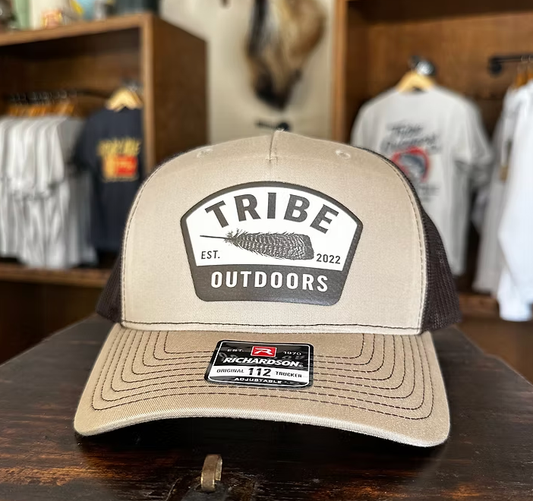 Mens Tribe Outdoors Turkey Feather Hat