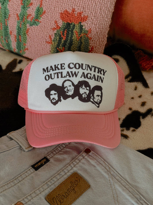 Make Country Outlaw Again Trucker Hat