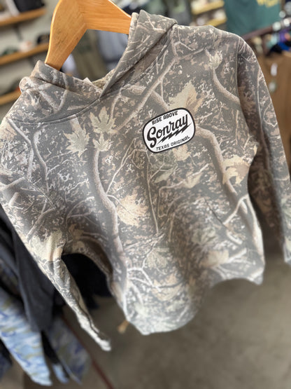 Sonray Boys Original Logo Deadwood Camo Hoodie