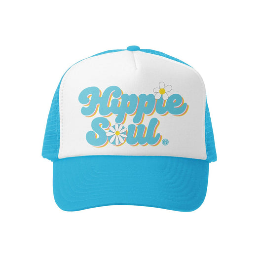 Girls Hippie Soul Aqua Trucker Hat