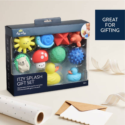 Itzy Ritzy Splash Gift Set™ Soft Bath + Water Toys