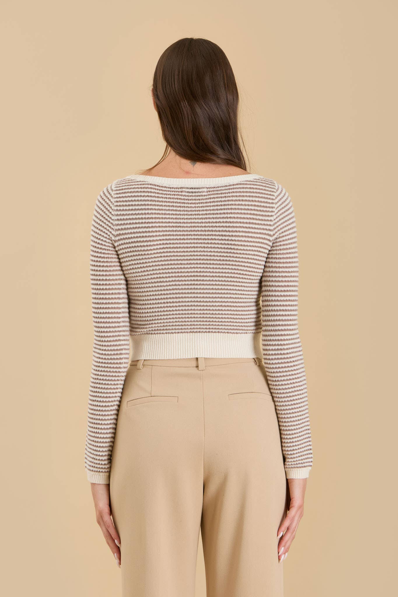 Williamsburg Crop Stripe Sweater