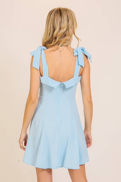 Prudence Light Blue Mini Dress
