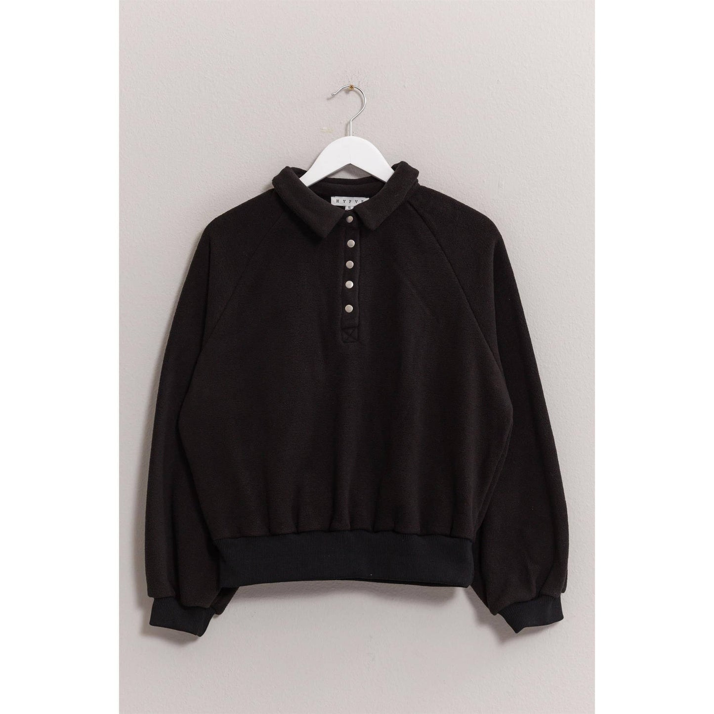 Fontace Fleece Button Pullover