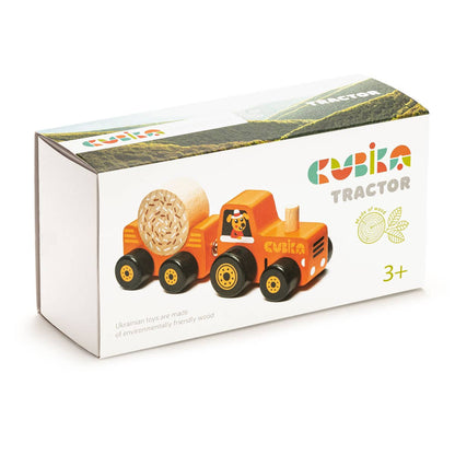 Toddler Boys Cubika Wooden Toy Tractor