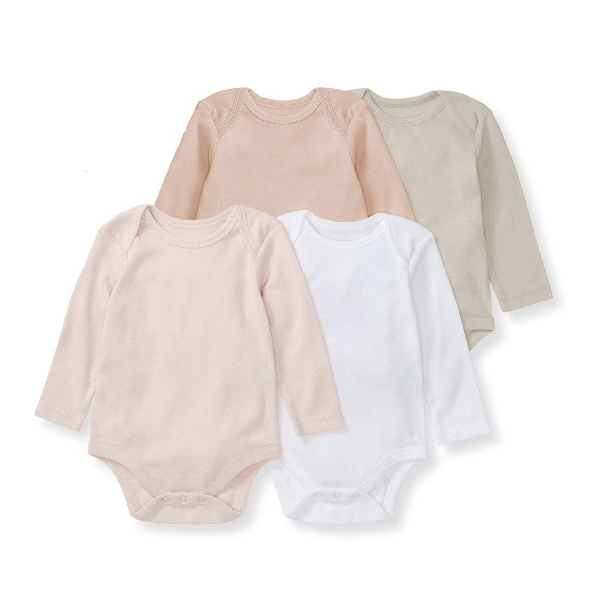 Baby Girls Burt's Bees Set of Longsleeve Onesies