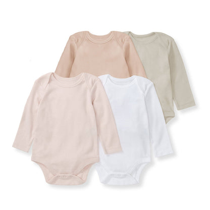 Baby Girls Burt's Bees Set of Longsleeve Onesies