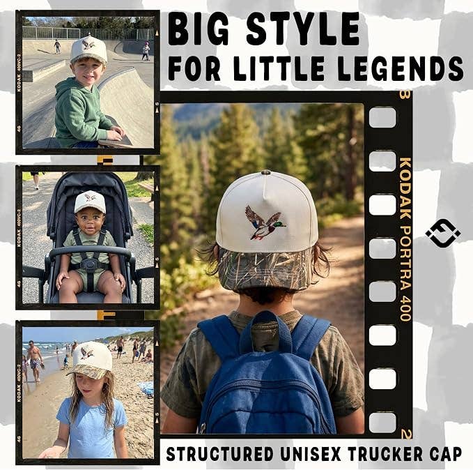 Boys Mallard Embroidered Hat