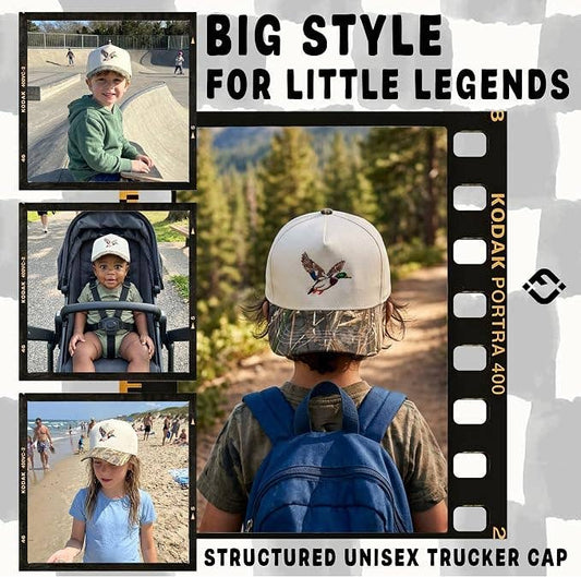 Boys Mallard Embroidered Hat