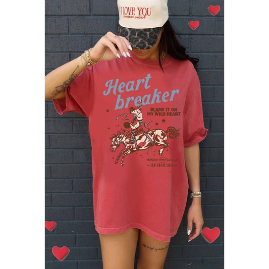 Heart Breaker Oversized Tee