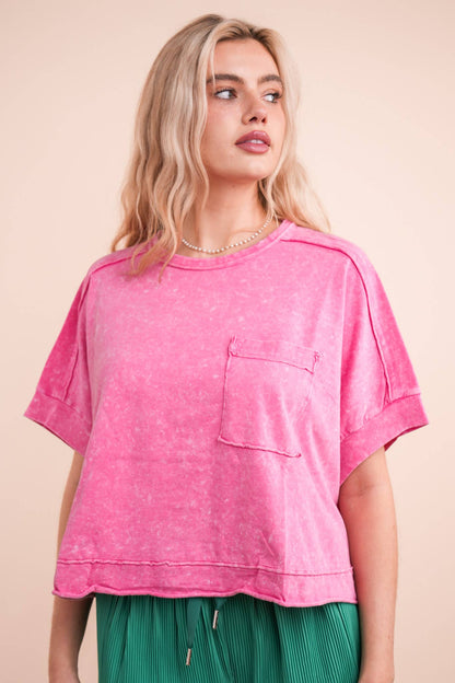 Rockland Mineral Pocket Cropped Tee