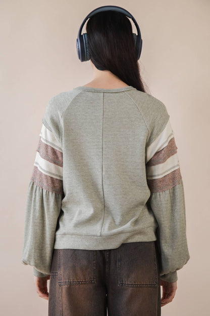 Rainey Color Block Longsleeve Top