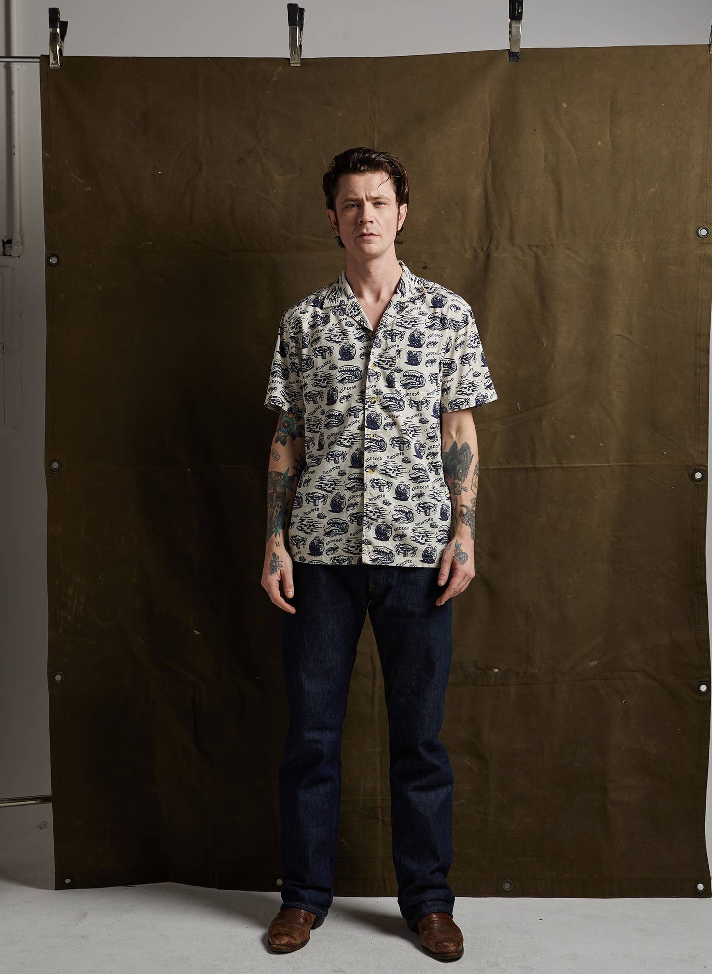 Mens Silverfall Endless Bummer Buttondown Shirt