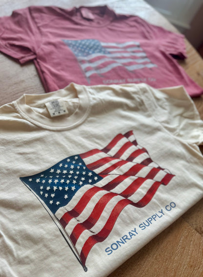 Sonray American Flag Unisex Tee