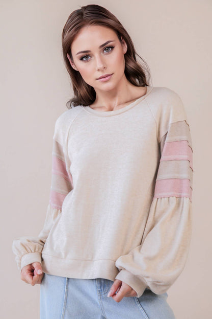 Rainey Color Block Longsleeve Top