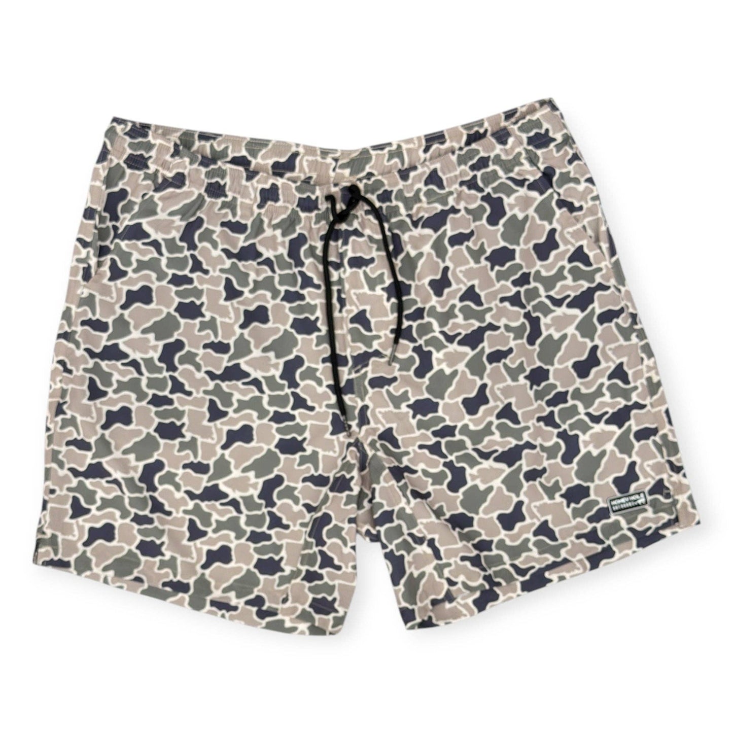 Mens Honey Hole Weekender Hideaway Camo Shorts