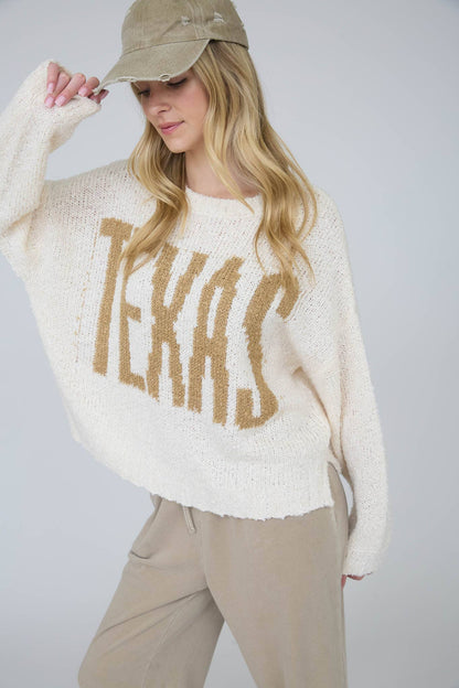 Texas Chunky Knit Sweater