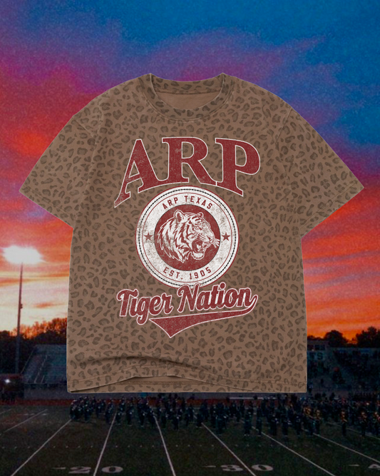 **PREORDER** Adult Vintage Badge Arp Tigers Oversized Tee