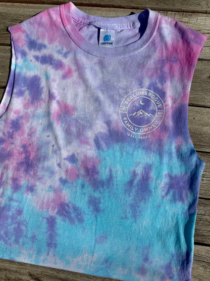**SALE!** Kids Moon & Mountain Tie Dye Tank