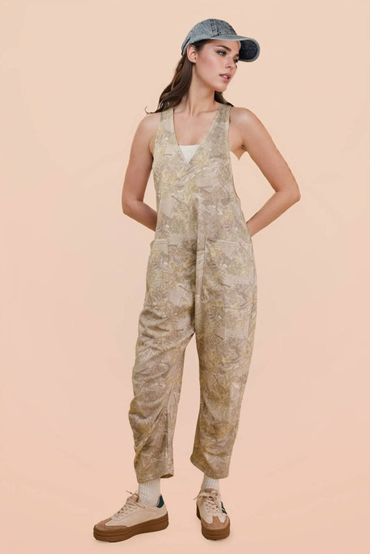 Logan Harem Sand Jumpsuit