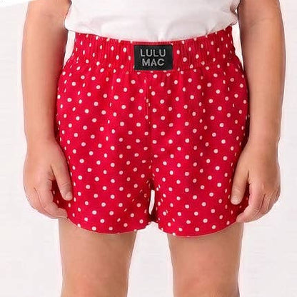 Toddler Girls Lulu Mac Printed Boxer Shorts
