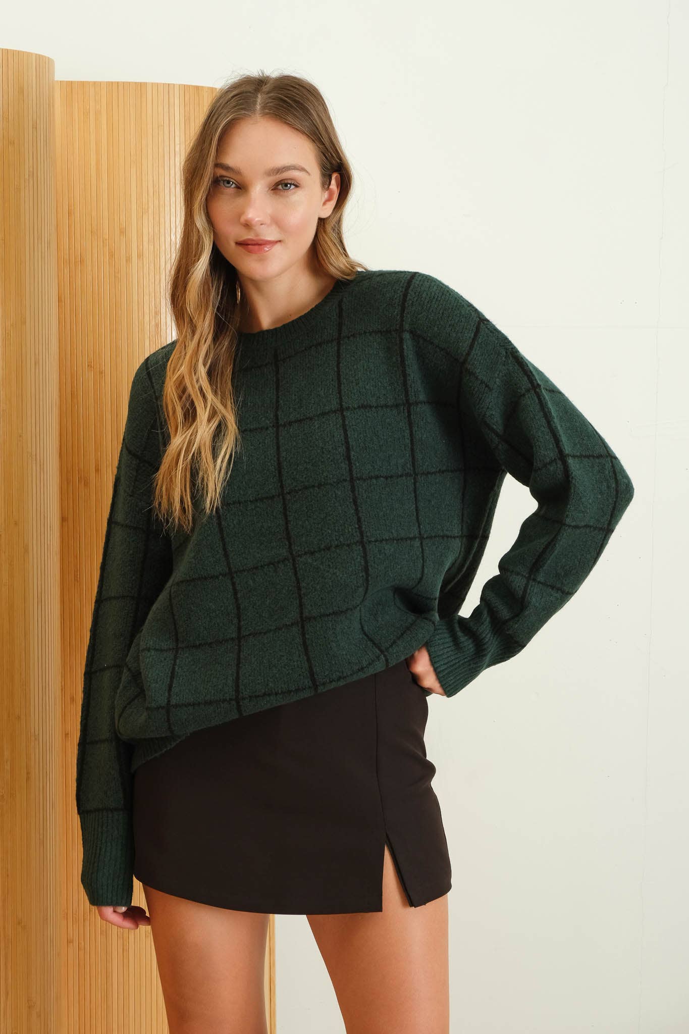 Lovelock Grid Sweater