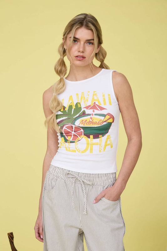 Hawaii Aloha Graphic Tank