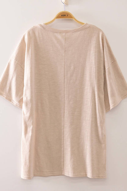 Seafood Graphic Oversized Tee