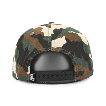 Mens Salt Water Soul Octopus Patch Camo Hat