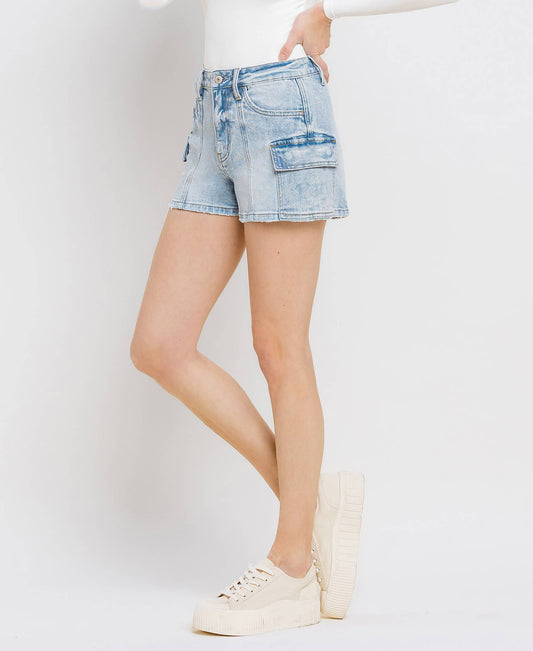 Vervet Victoria Cargo Mom Shorts