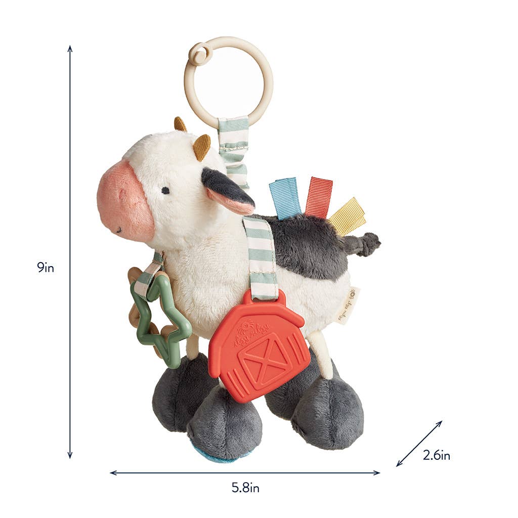 Itzy Ritzy Cow Friends Link & Love™ Activity Plush