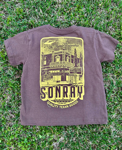 **SALE!** Sonray Marfa Hotel Brown Tee Kids