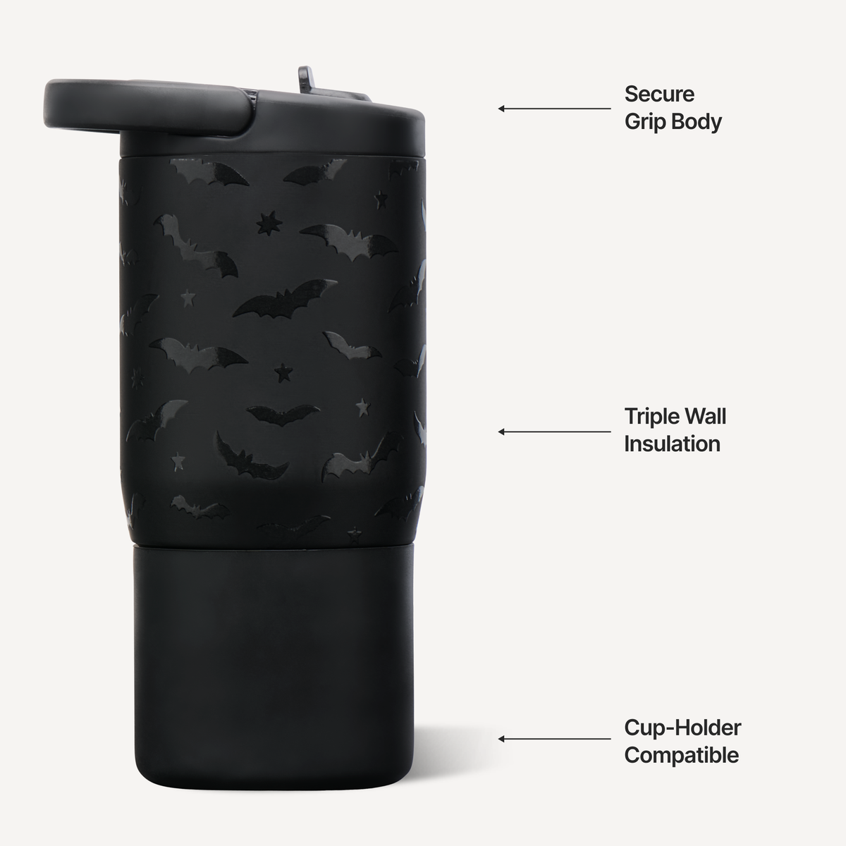HydroJug Kids Glow Bat Water Bottle