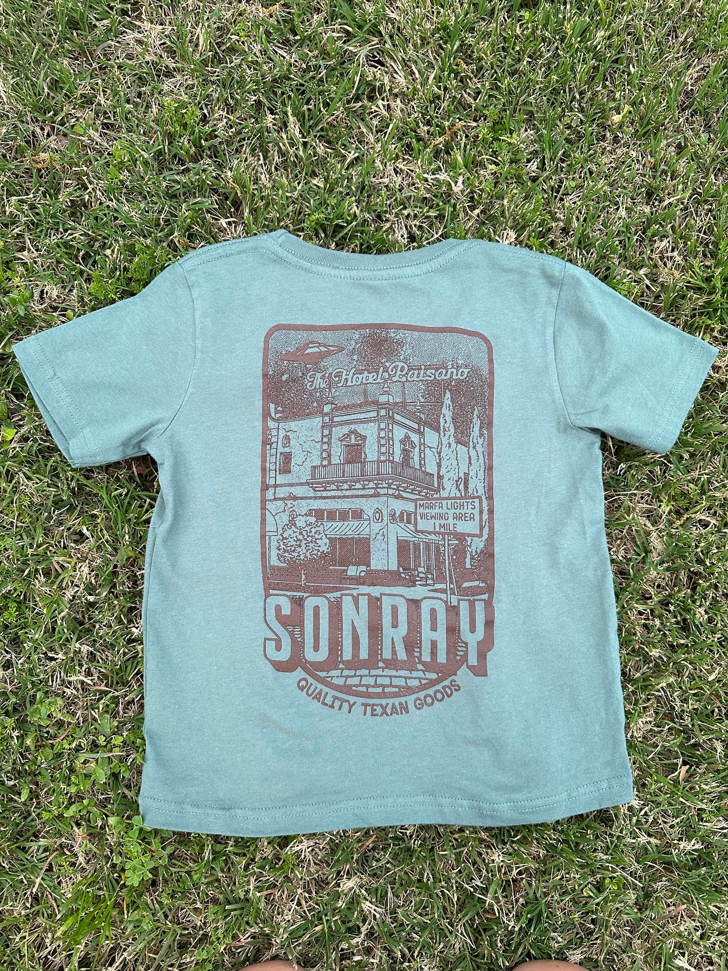 Kids SonRay Marfa Hotel Basil Tee