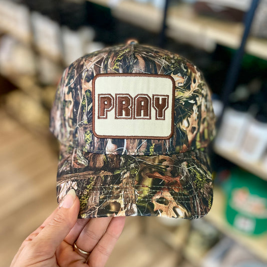 Pray Patch Deadwood Camo Hat