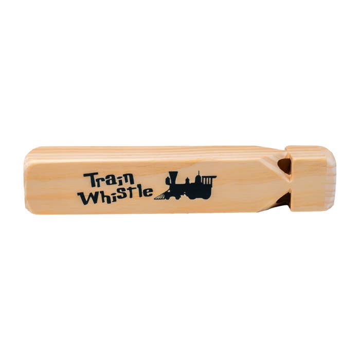 Toddler Boys Classic Wooden Train Whistle