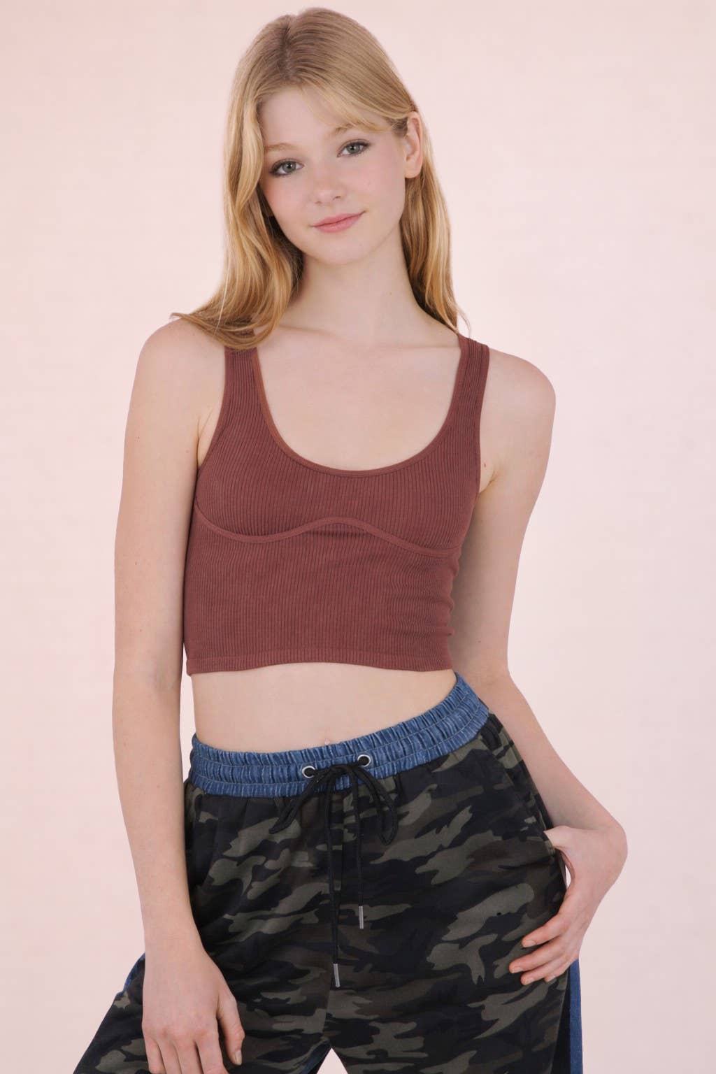 Phoebe Seamless Ribbed Crop Top