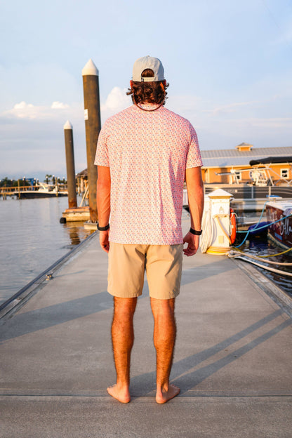 Mens Salt Water Soul Surf's Up Polo
