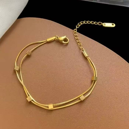 Emerson Block Layered Bracelet