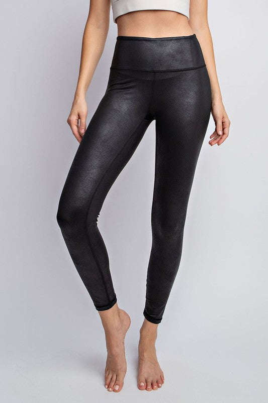 Harley Leather Athletic Leggings