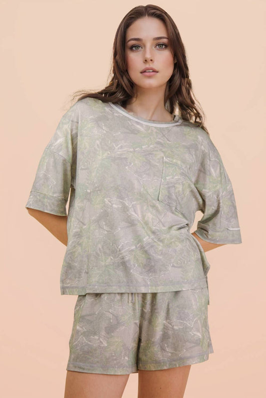 Logan Camo Short Set