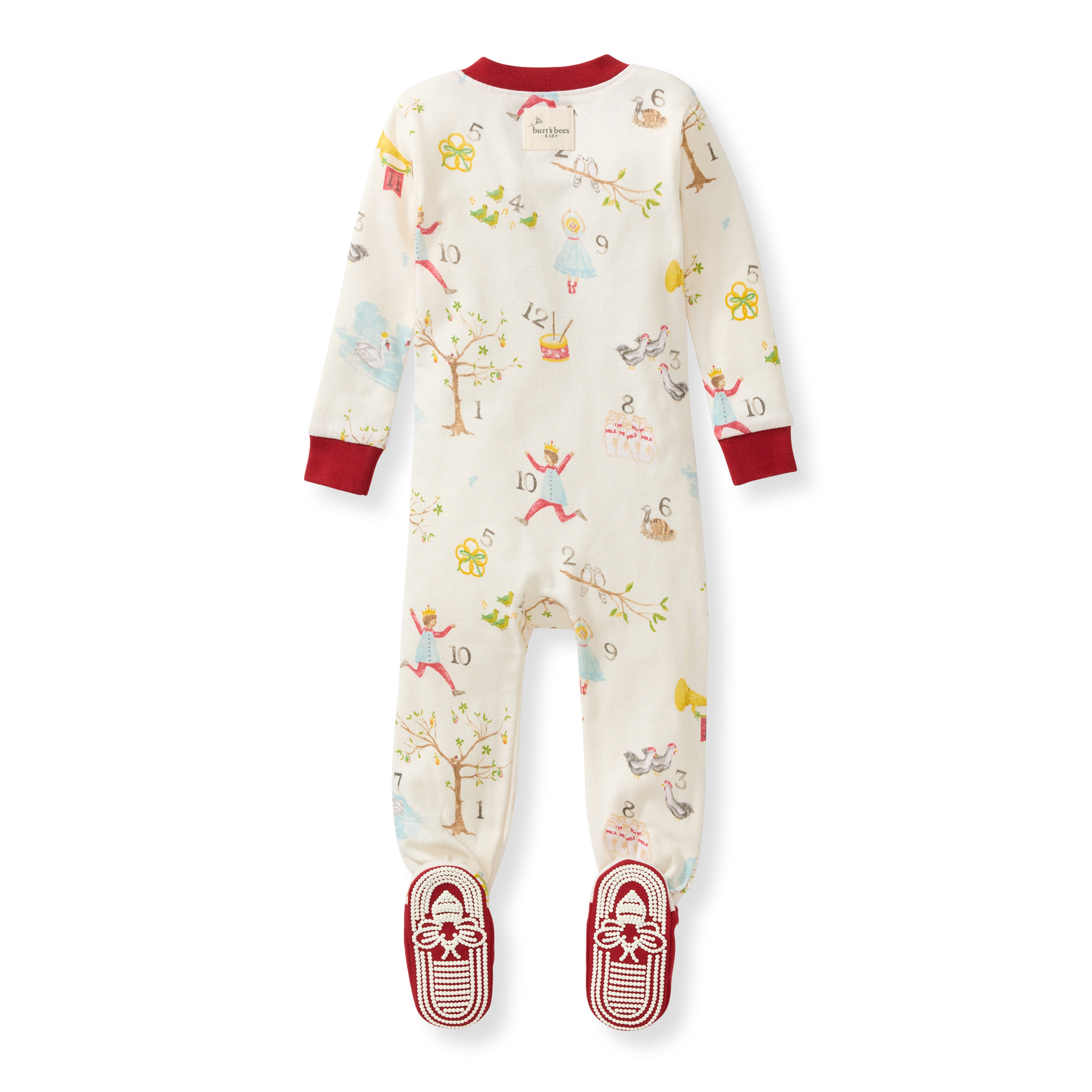 Baby Unisex Burt's Bees 12 Days of Christmas Sleeper