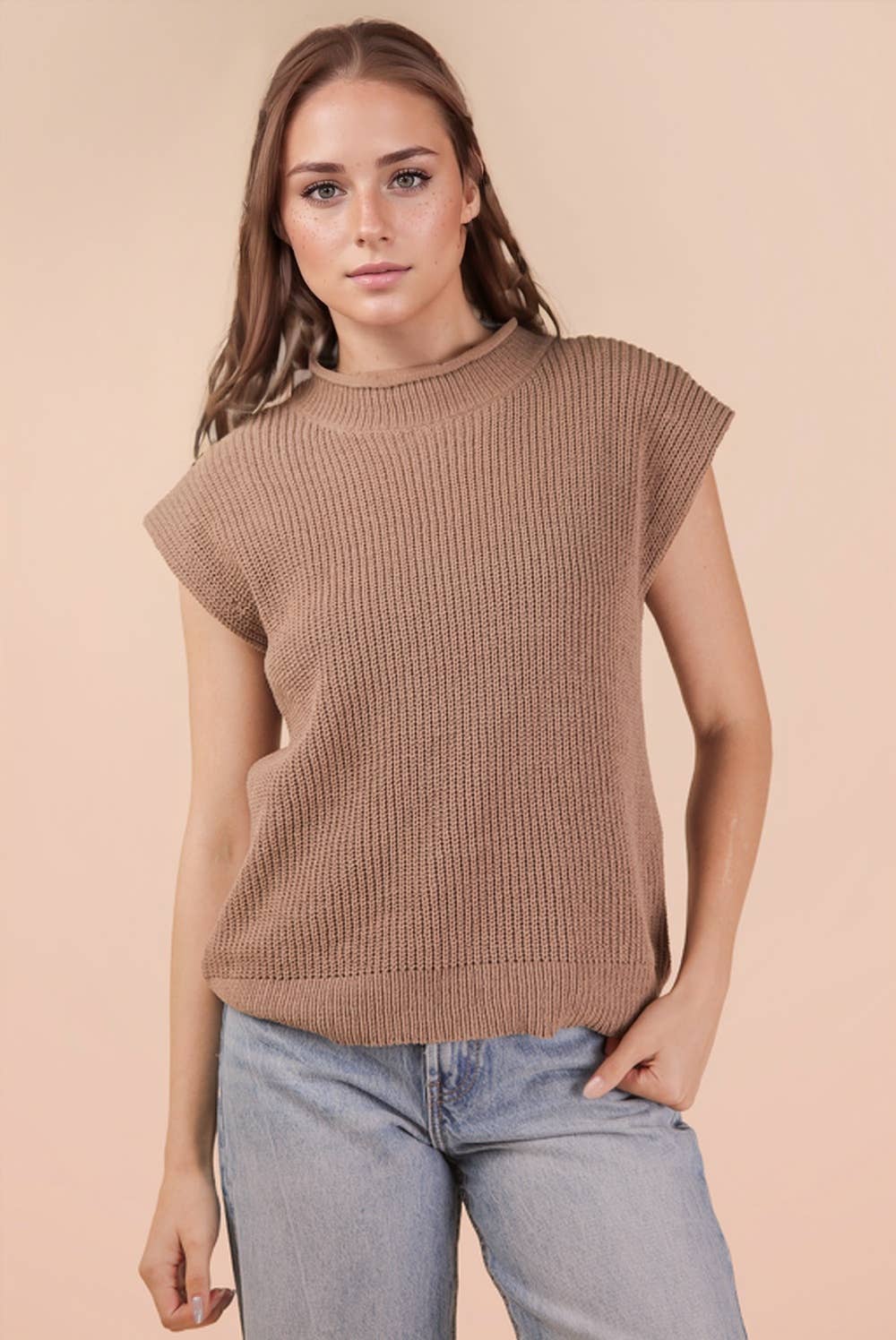 Sigrid Chenille Knit Sleeveless Top