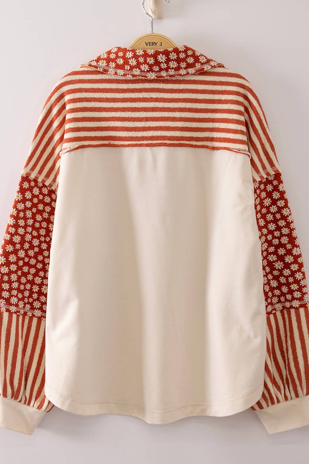 Meredith Floral & Stripe Rugby Top